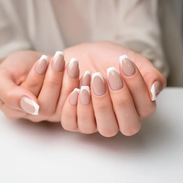 French tip manicure