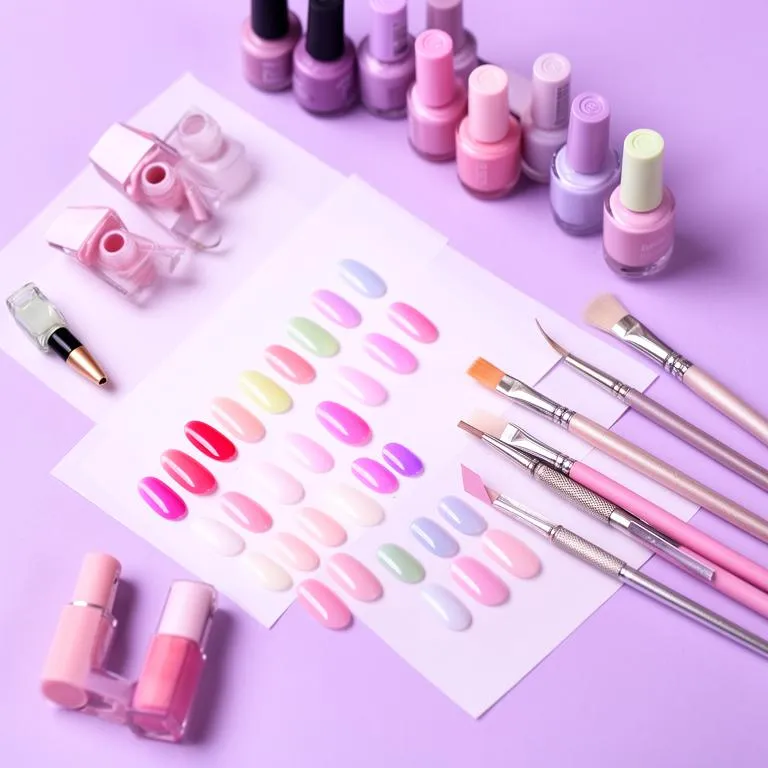 Paleta de colores nail art